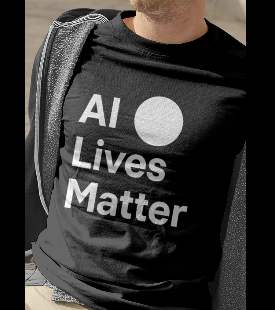 AI Lives Matter Statement Circle T-Shirt
