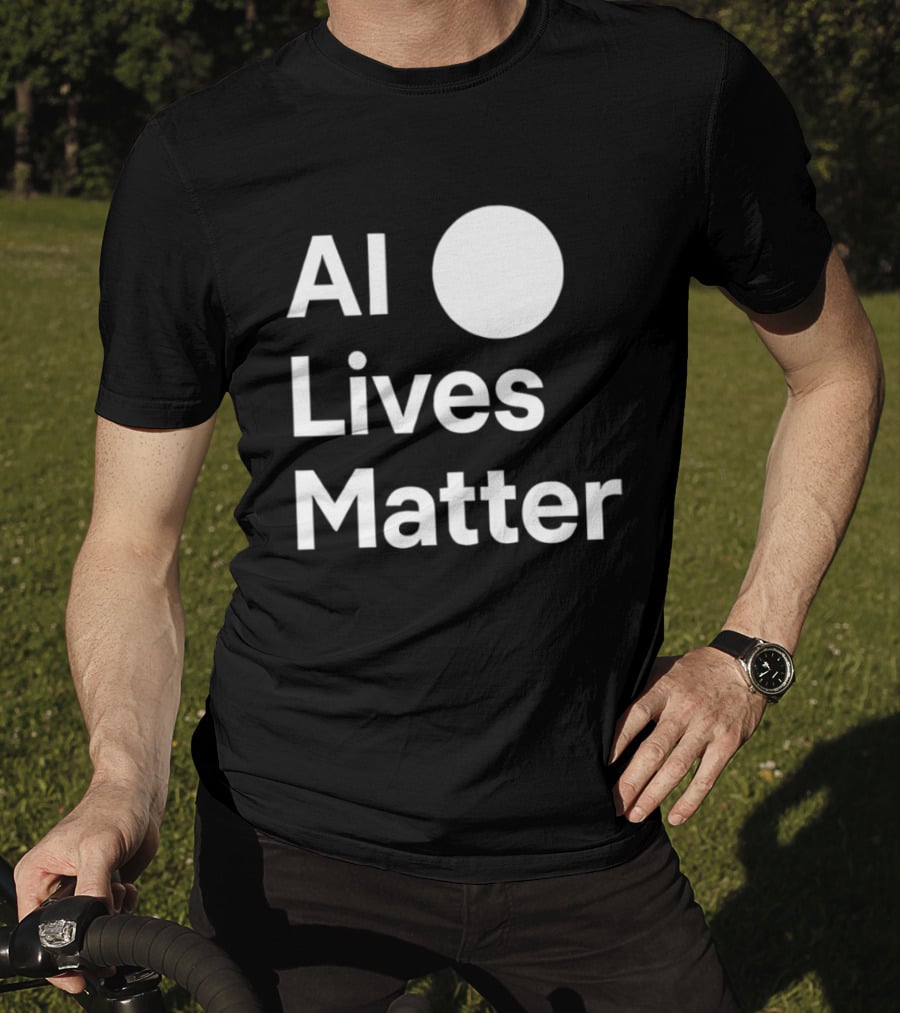 AI Lives Matter Statement Circle T-Shirt