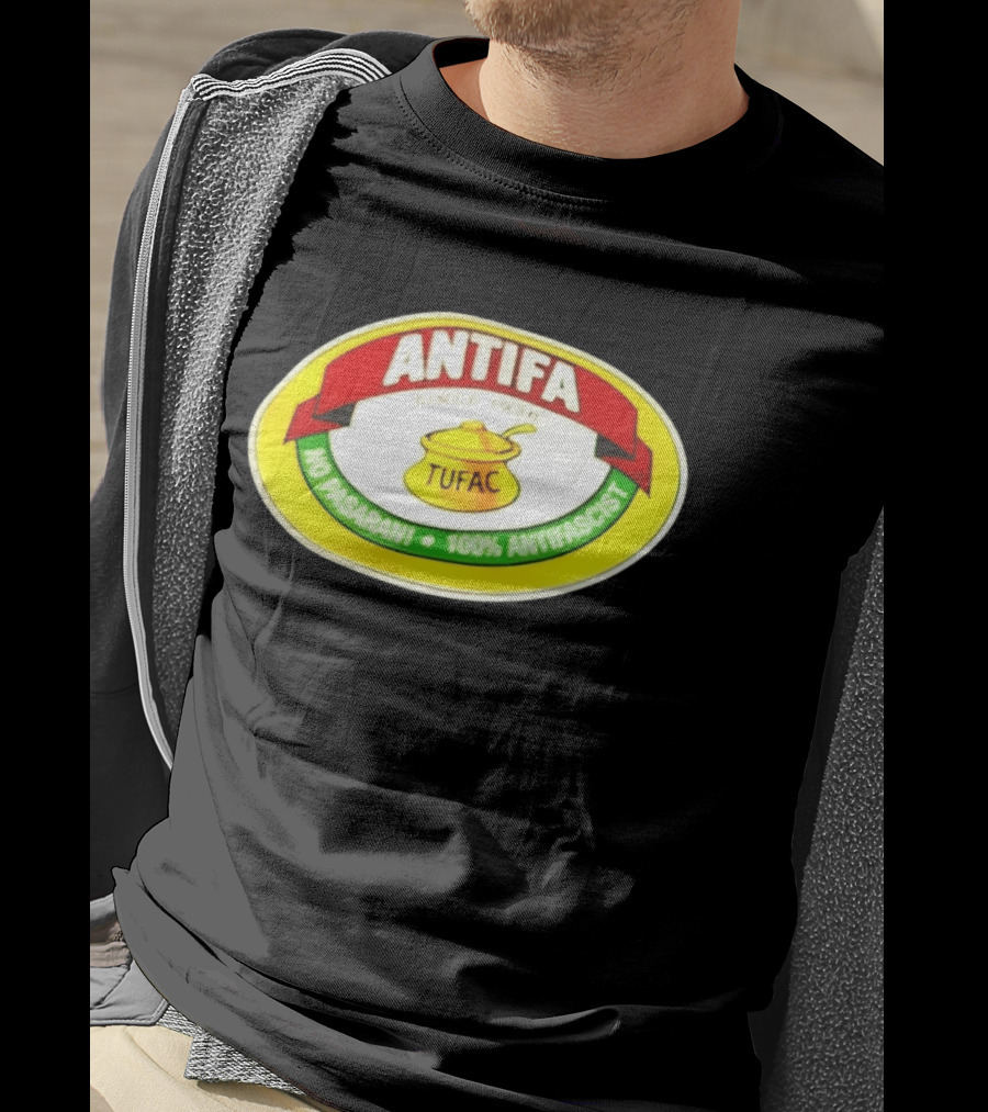 ANTIFA Since 1930 TUFAC No Pasaran 100% Antifascist T-Shirt