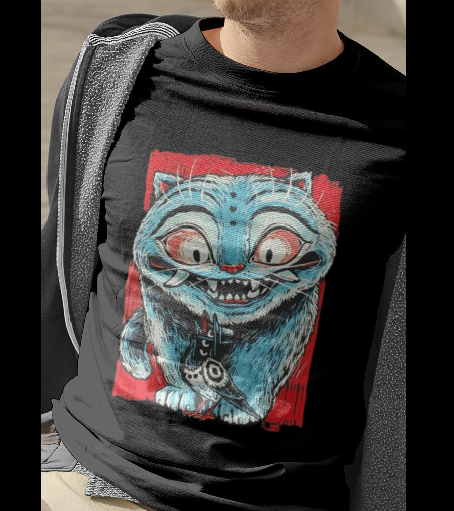 Derpy Tiger And Sussy KPop Demon Hunters Tiger And Crow Duo Colorful Cartoon T-Shirt