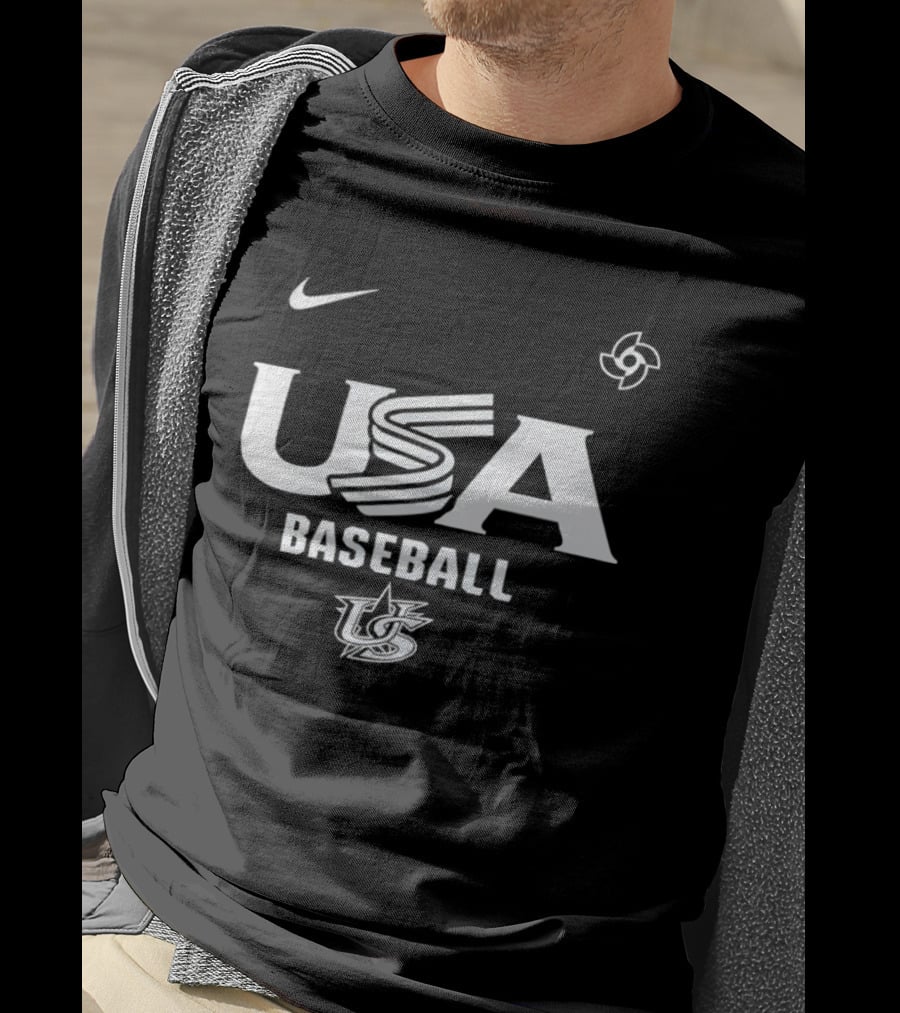 Nike USA Baseball 2026 World Baseball Classic Sports Bryce Harper T-Shirt