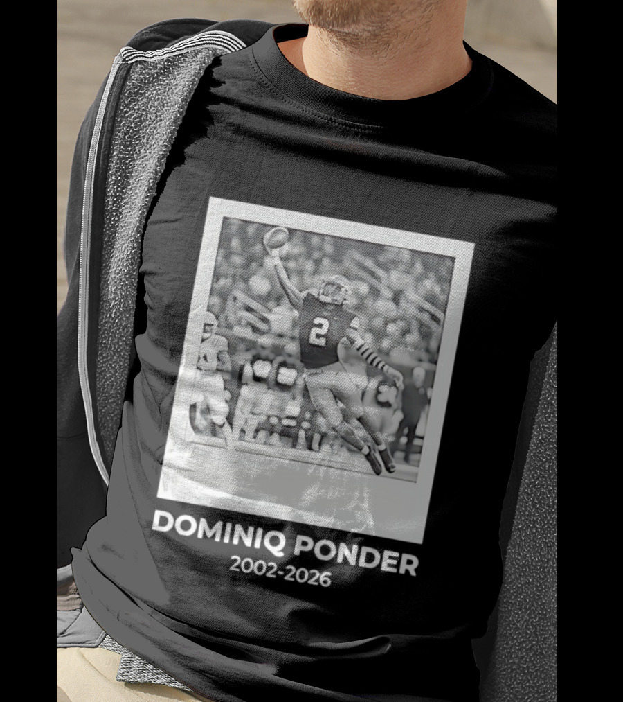 DOMINIQ PONDER 2002 2026 RIP Memory In Colorado Buffaloes Football T-Shirt