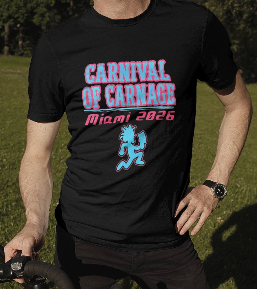 Carnival Of Carnage Miami 2026 Hatchet Man T-Shirt