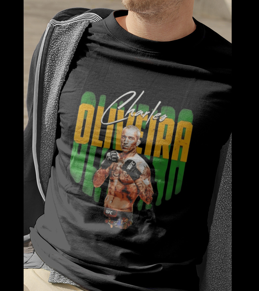 Charles Oliveira UFC Fighter Signature Pose T-Shirt