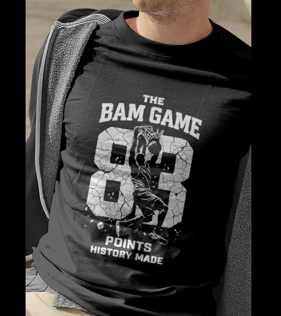 Bam Adebayo Miami Heat The Bam Game 83 Points History Made T-Shirt