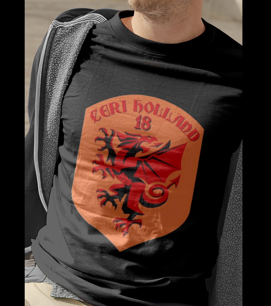 Ceri Holland 18 Red Dragon T-Shirt