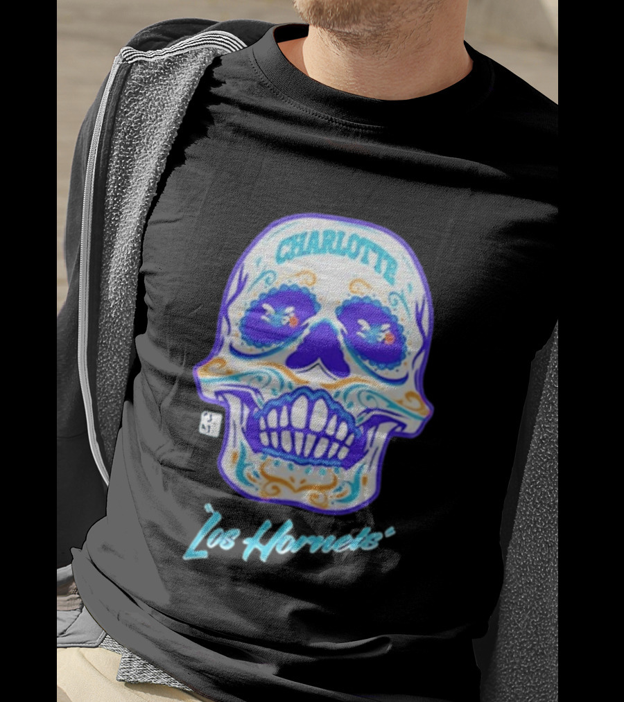 Charlotte Los Hornets Día De Los Muertos 2026 Celebration T-Shirt