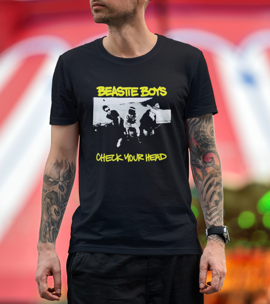 Beastie Boys Check Your Head Album Cover Yellow T-Shirt