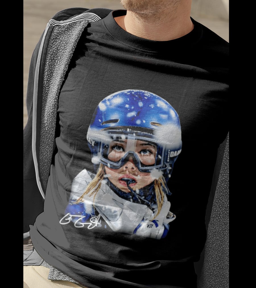 Eileen Gu Aura Snowboard Oakley Goggles Winter Sports T-Shirt
