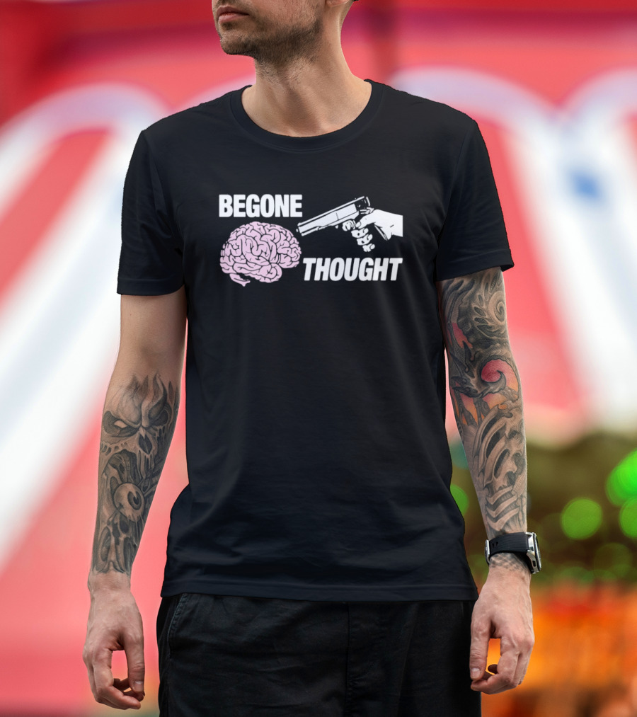 Begone Thought Brain Gun T-Shirt