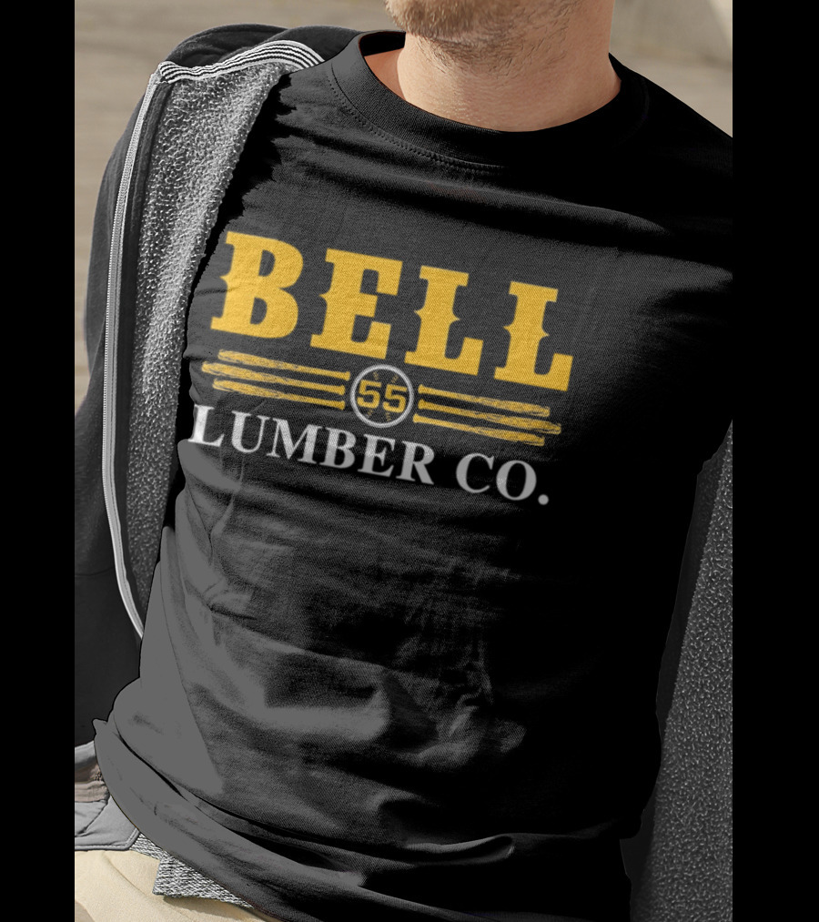 Bell Lumber Co 55 Vintage Style Timber Industry Heritage T-Shirt