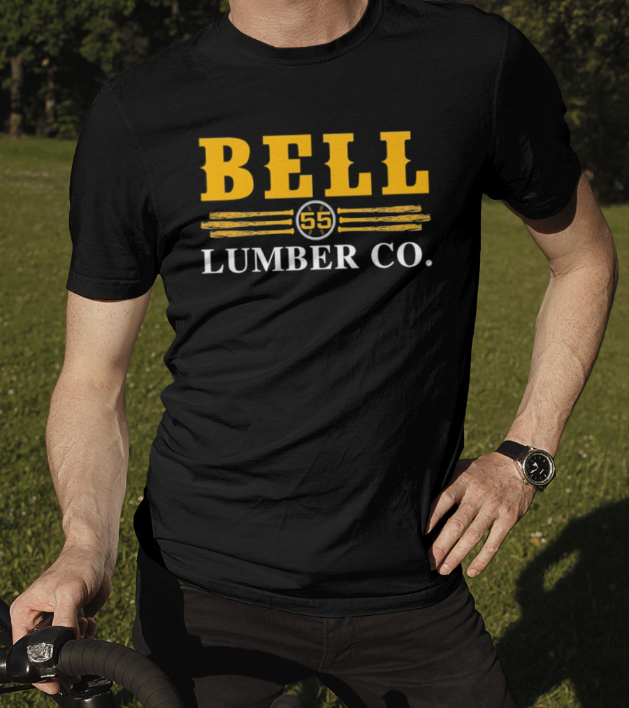 Bell Lumber Co 55 Vintage Style Timber Industry Heritage T-Shirt