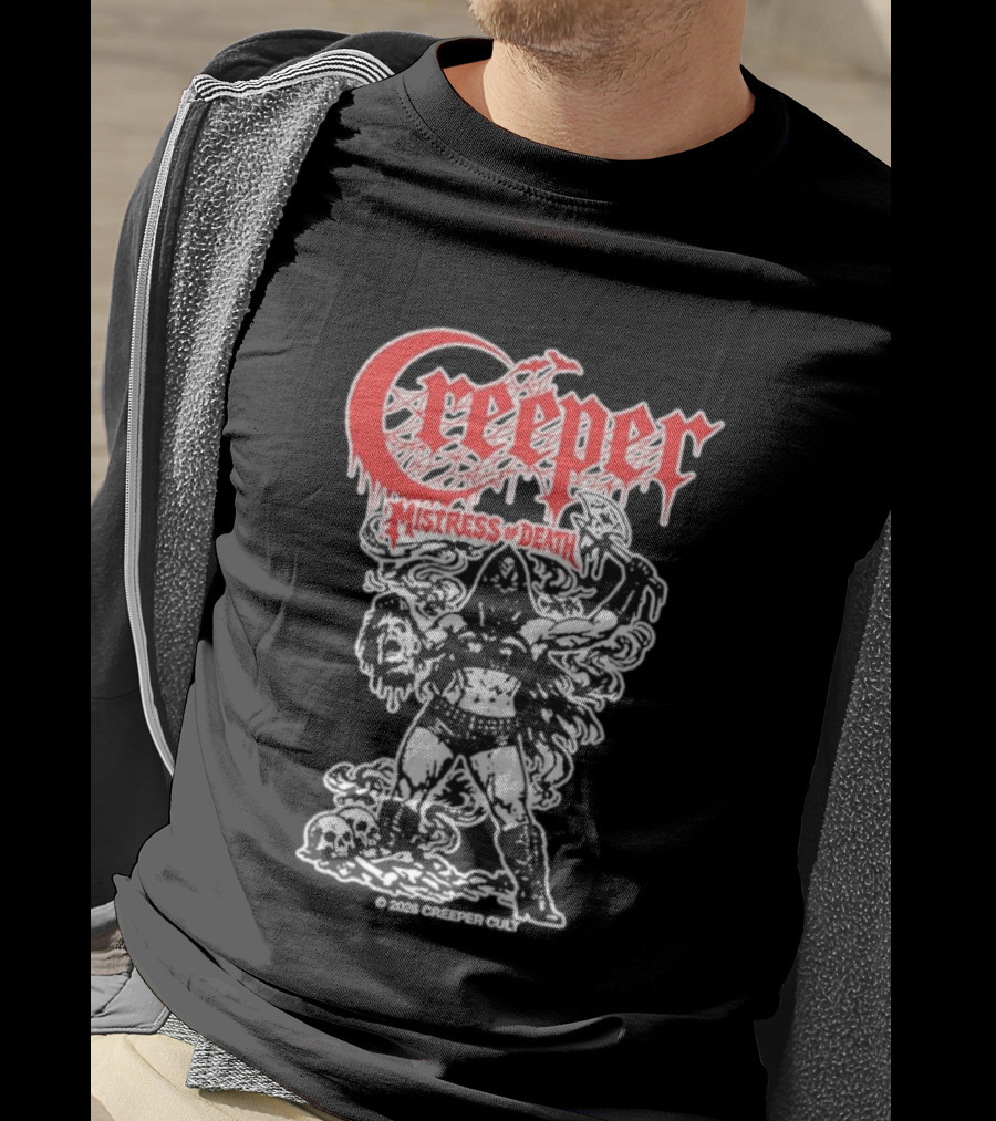 Creeper Mistress Of Death Creepercult 2023 T-Shirt