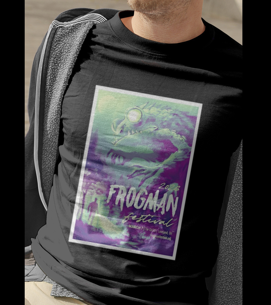 2026 Frogman Festival Loveland OH March 7 At The Oasis T-Shirt