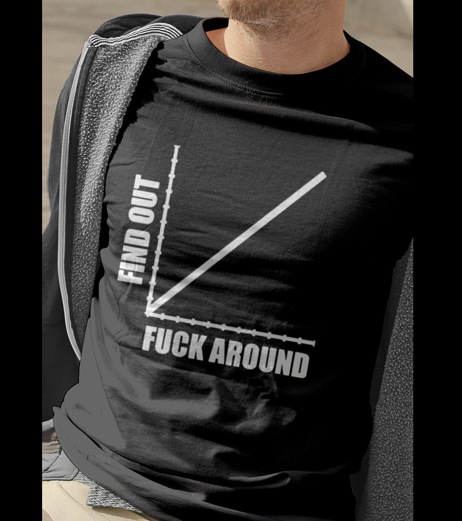 Find Out Fuck Around Graph FAFO T-Shirt