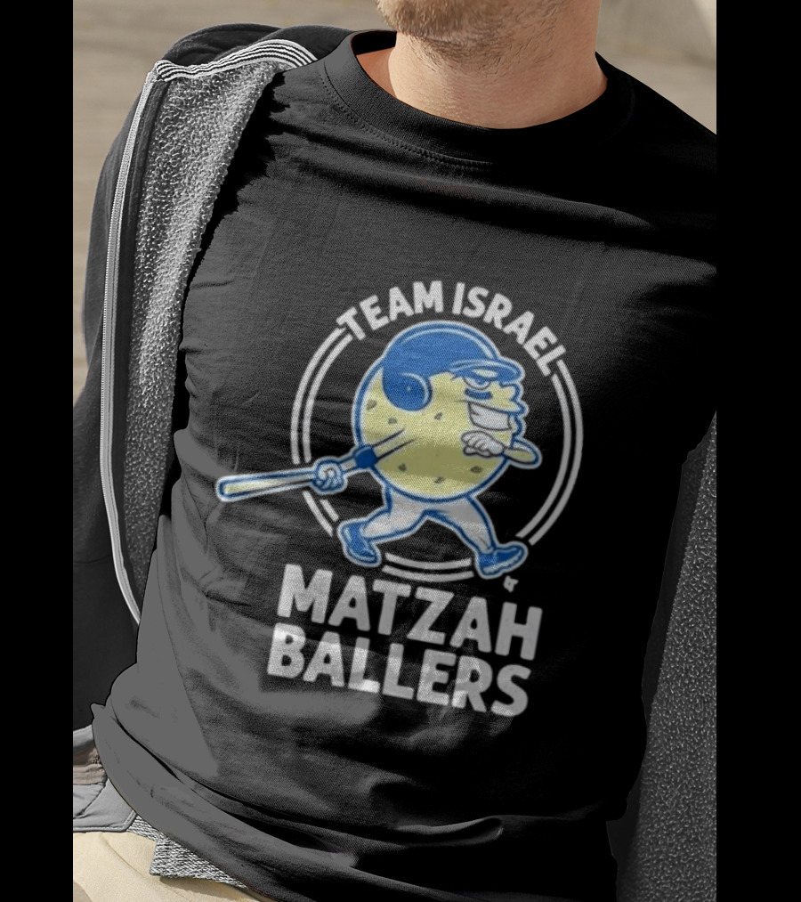 Team Israel Matzah Ballers Garrett Stubbs T-Shirt