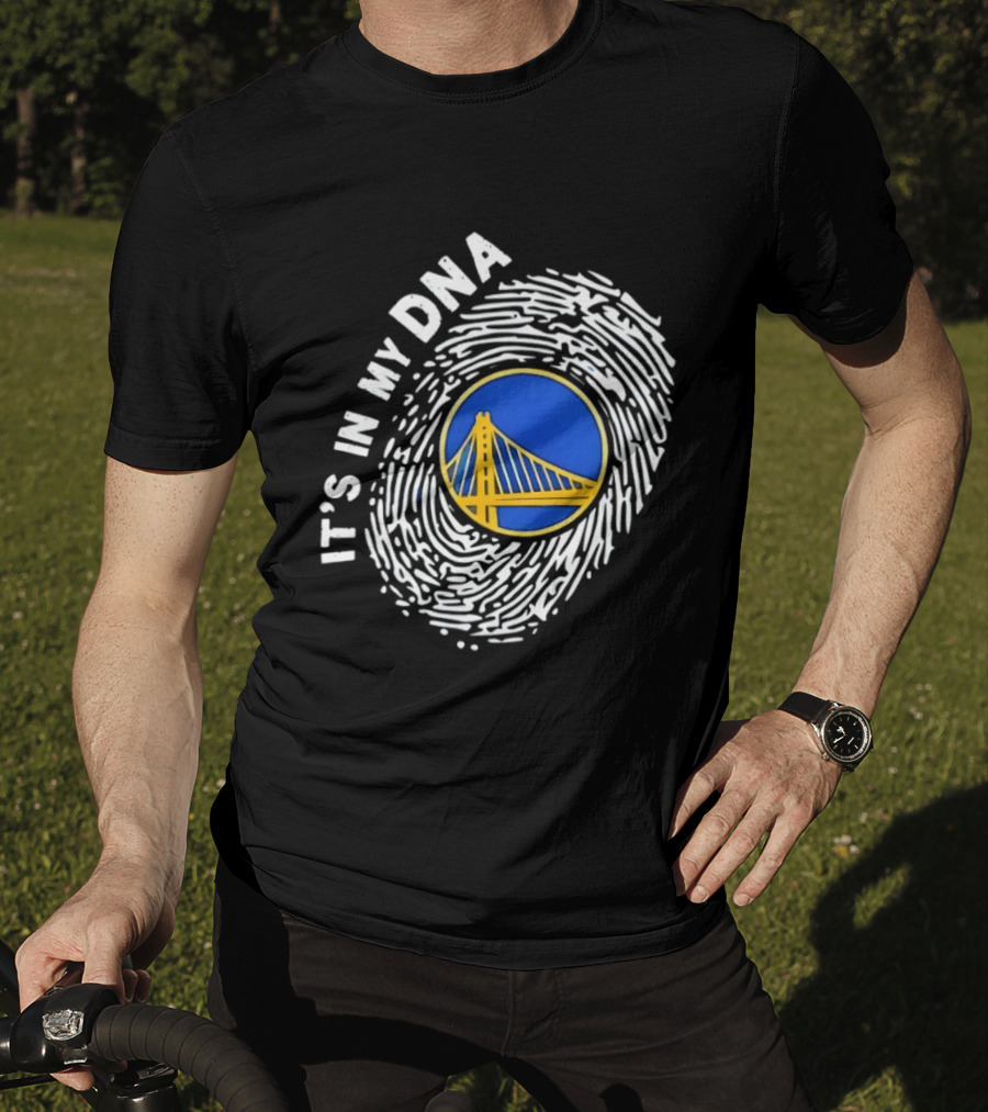 Golden State Warriors It's In My DNA Fingerprint Basketball T-Shirt