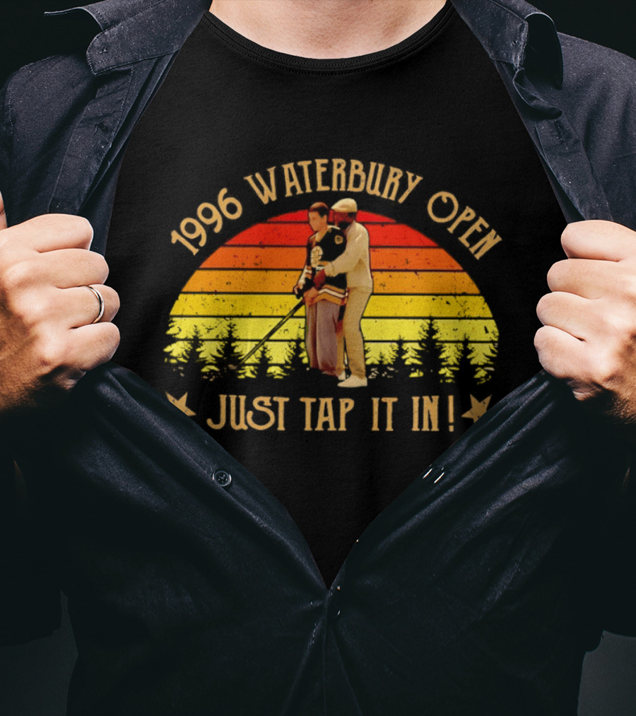 1996 Waterbury Open Just Tap It In Sunset T-Shirt