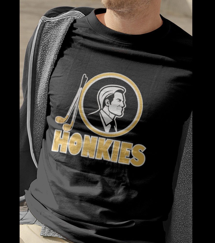 Honkies Washington Commander Golf Icon Circular Motif T-Shirt
