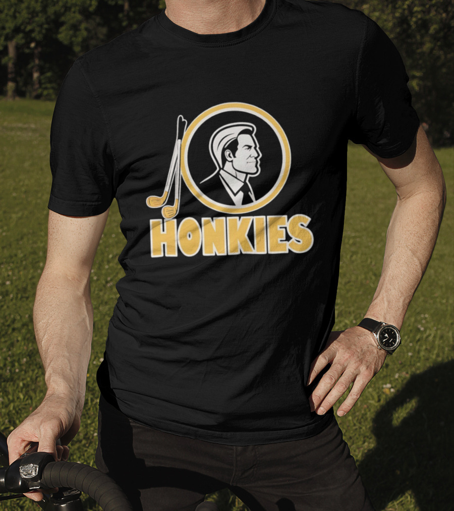 Honkies Washington Commander Golf Icon Circular Motif T-Shirt
