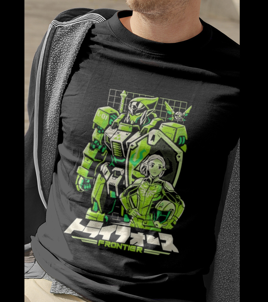 Hylian Mecha Triad Frontier Triforce L 01 Japanese T-Shirt