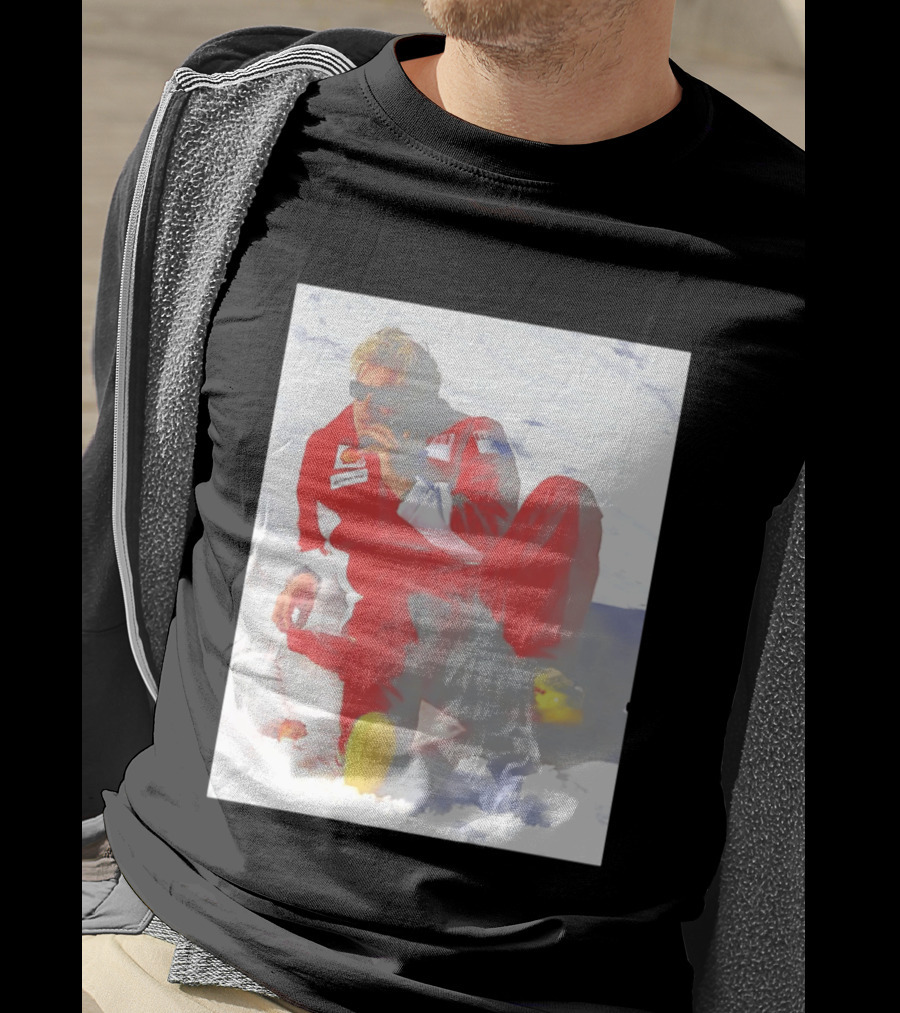 Ice Man Kimi Raikkonen F1 Ferrari Team Racing Legend T-Shirt