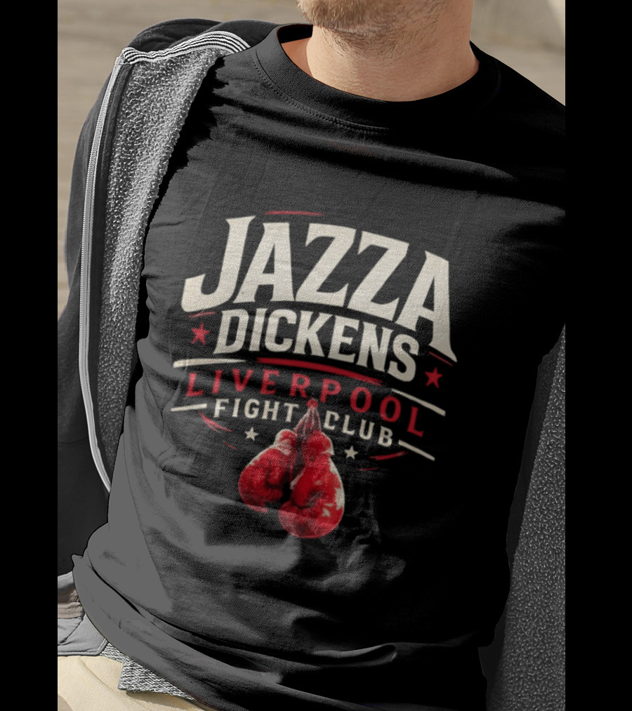 Jazza Dickens Liverpool Fight Club Boxing Gloves T-Shirt