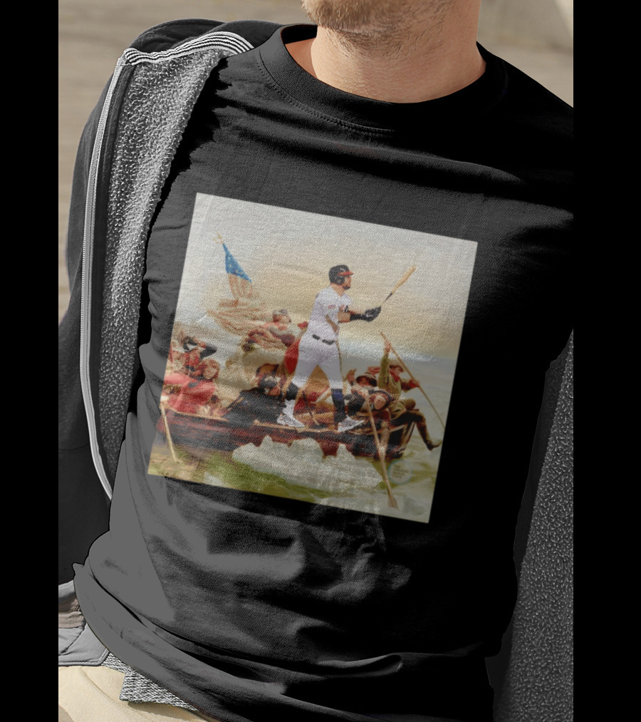 Kyle Schwarber USA Baseball Team Washington Crossing The Delaware T-Shirt