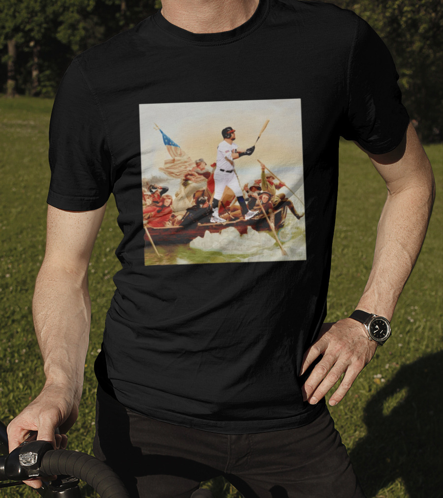 Kyle Schwarber USA Baseball Team Washington Crossing The Delaware T-Shirt