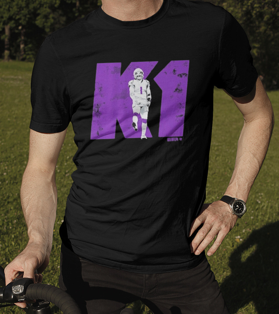 Kyler Murray K1 Purple Football Minnesota Player T-Shirt