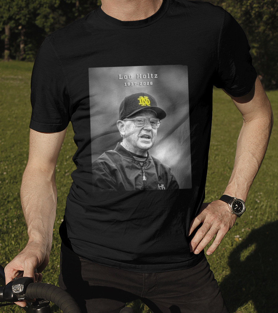 Lou Holtz Notre Dame Coach 1937 2026 Iconic Legacy T-Shirt