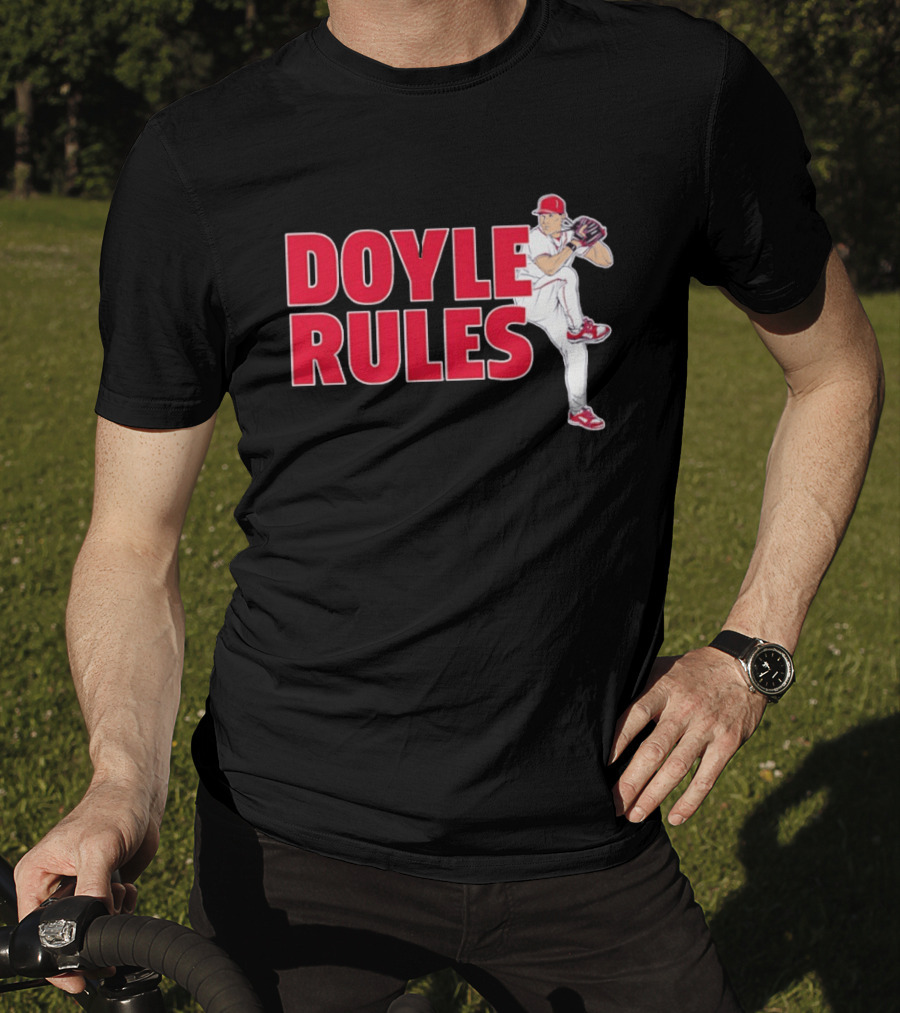 Doyle Rules St Louis Cardinals Pitcher Action T-Shirt