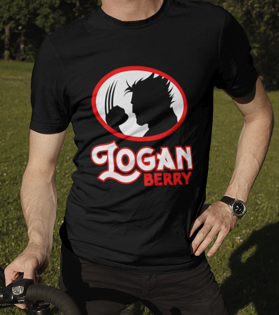 Logan Berry Marvel Wolverine Silhouette Claw T-Shirt
