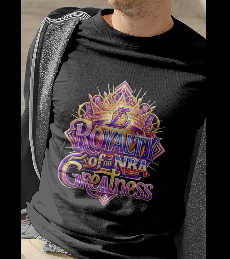 Los Angeles Lakers L Royalty Of The NBA Greatness T-Shirt