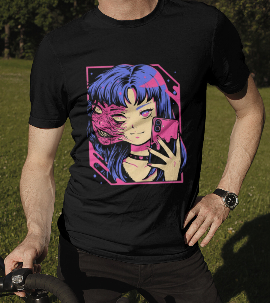 Love Me To Death Again Anime Zombie Aesthetic Pastel Goth T-Shirt