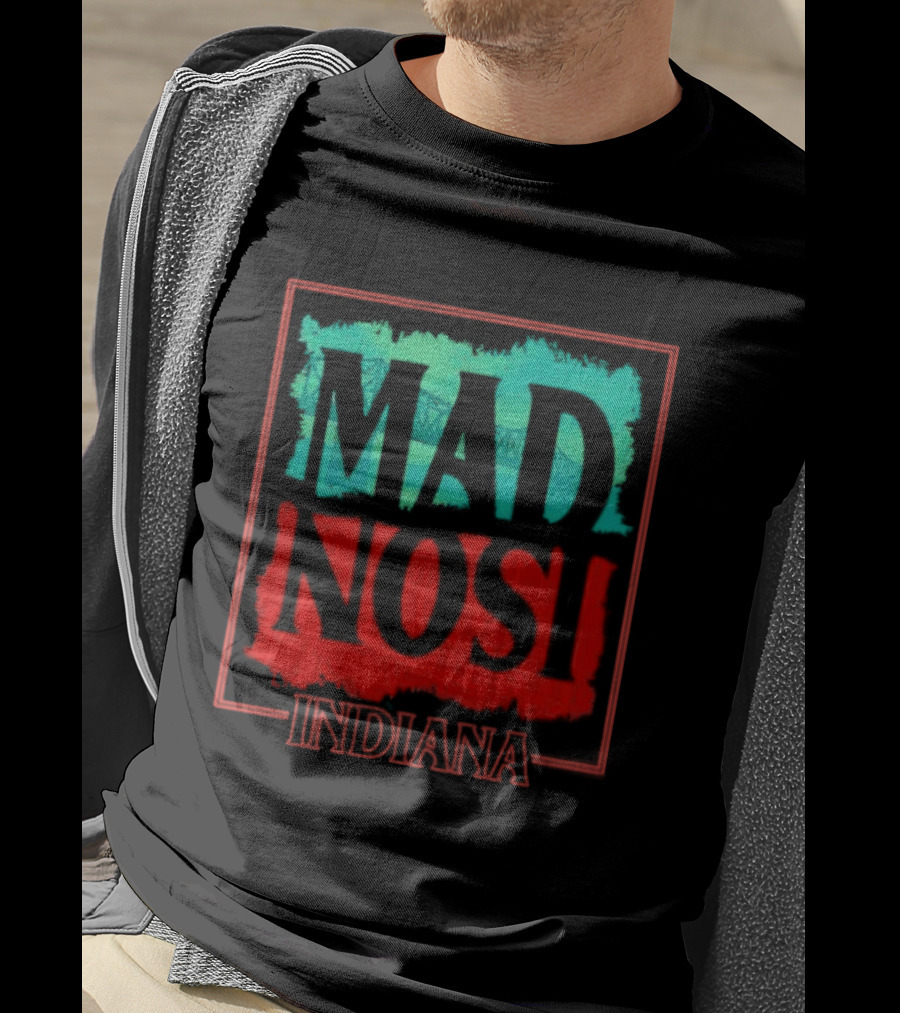 Madison Indiana Bridge Building Stranger Things T-Shirt