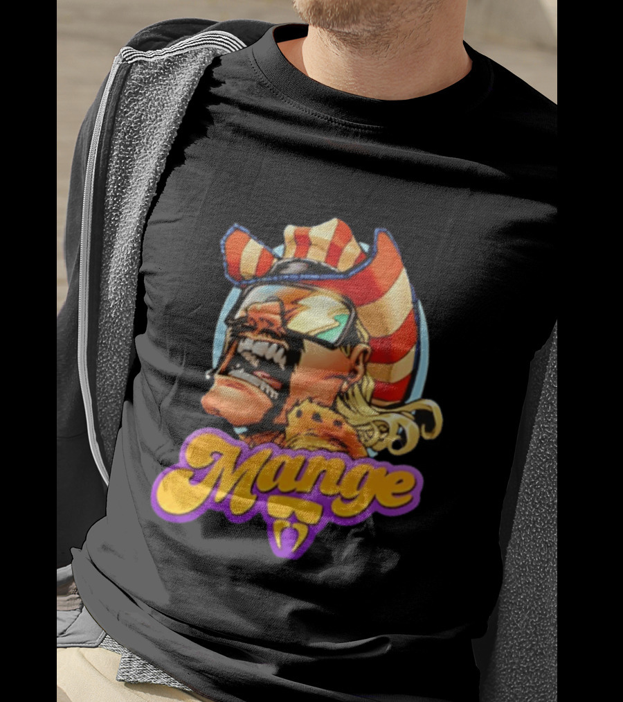 Mange 2nd Chance Campaign Mange Big Face T-Shirt