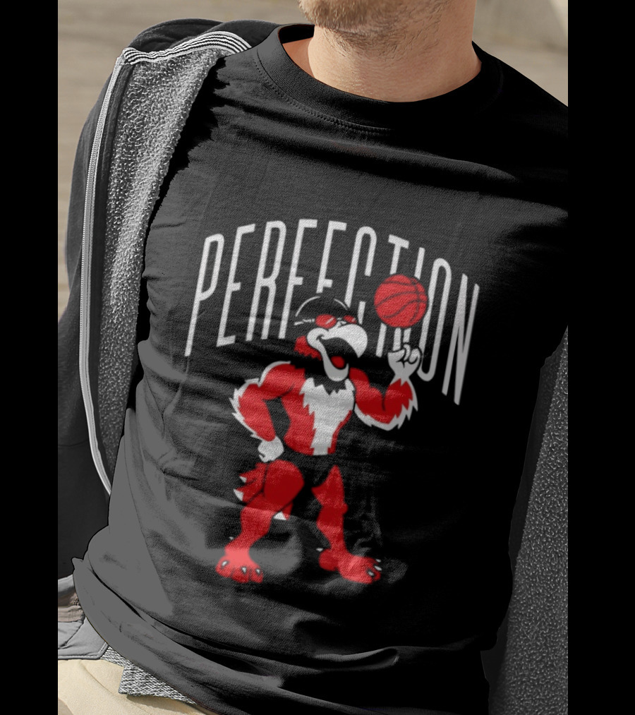 Miami RedHawks Perfection Basketball Bird T-Shirt