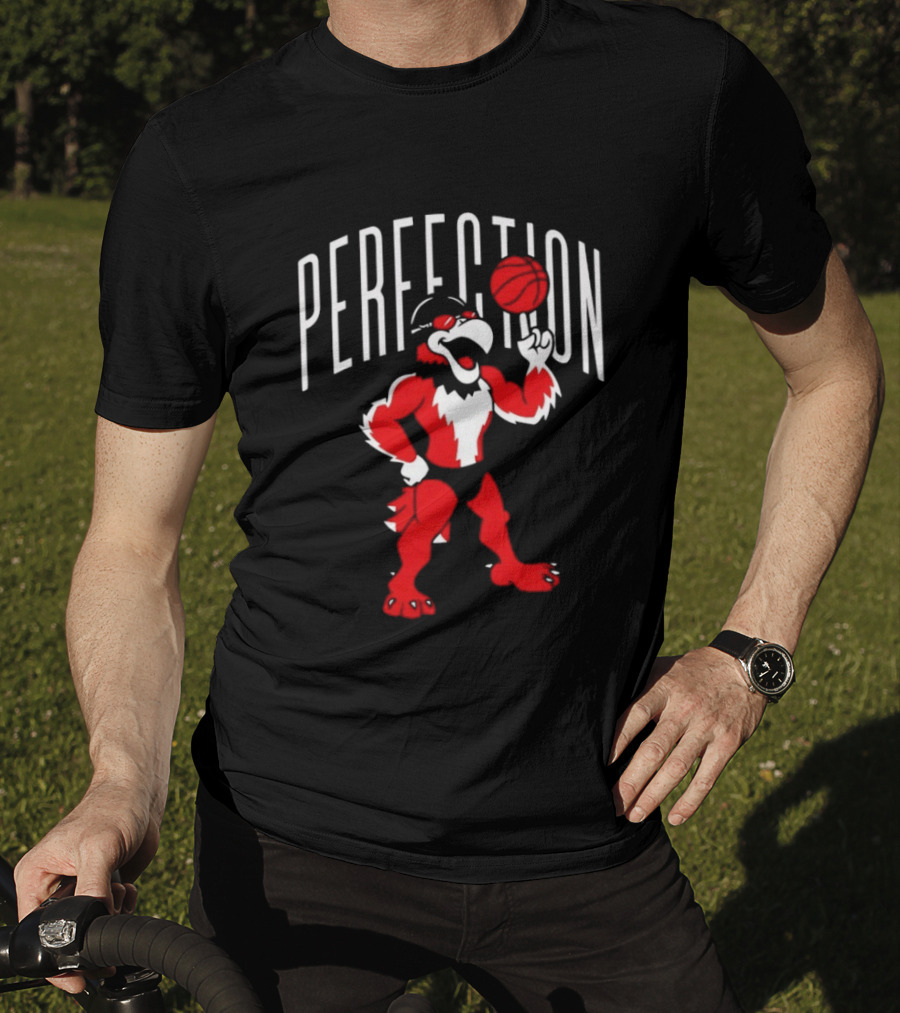Miami RedHawks Perfection Basketball Bird T-Shirt