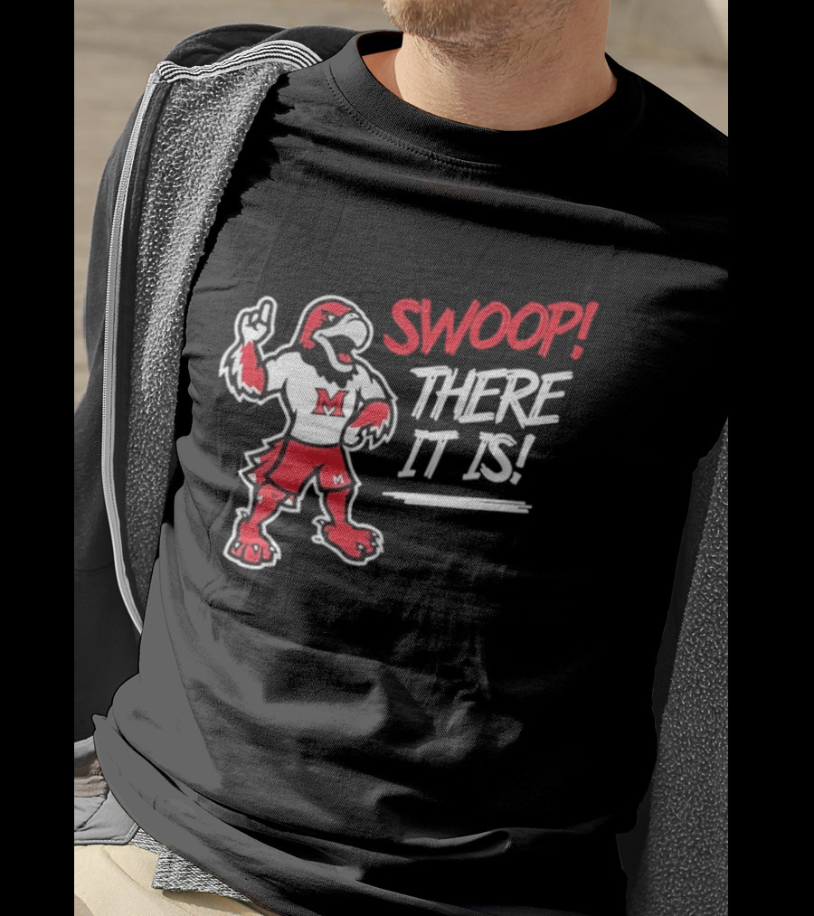Swoop There It Is Miami Redhawks T-Shirt