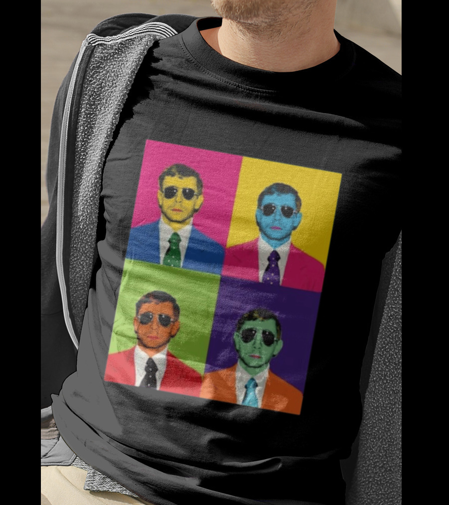 Mike Vining Pop Art Style Multicolor T-Shirt