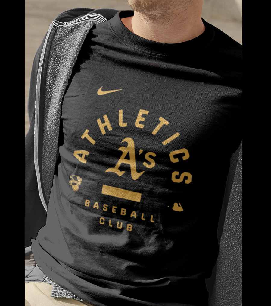 Athletics A's Nike Club Oakland Baseball T-Shirt