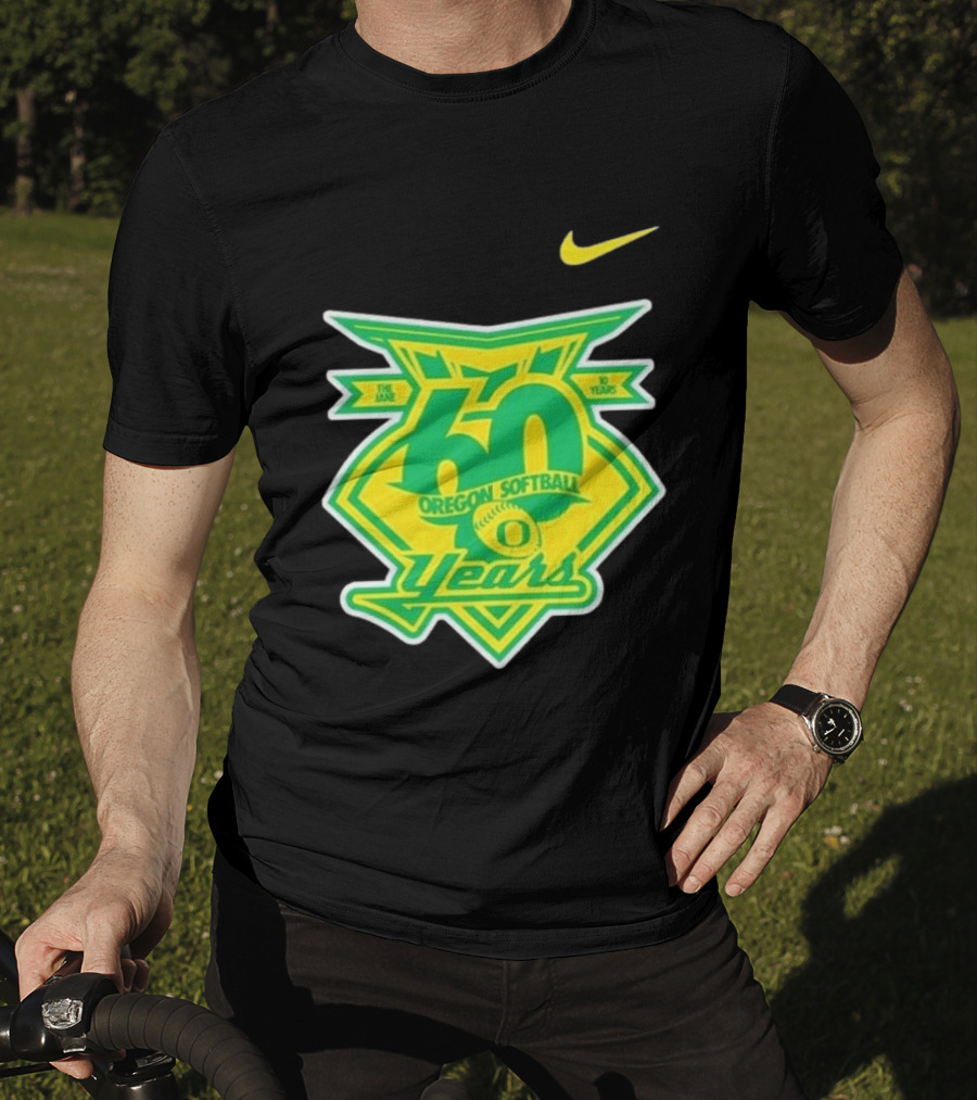 Nike Oregon Softball 60 Years Anniversary T-Shirt
