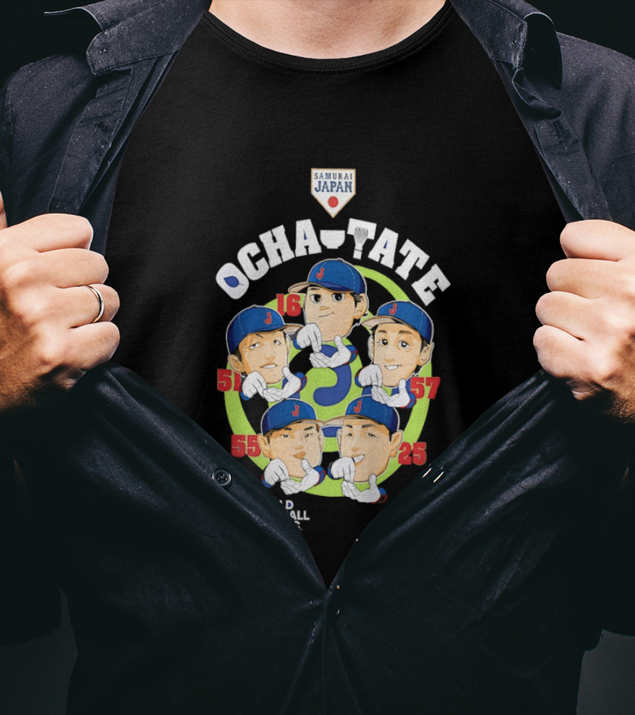Samurai Japan Ocha Tate World Baseball Classic 2026 AM Japan T-Shirt
