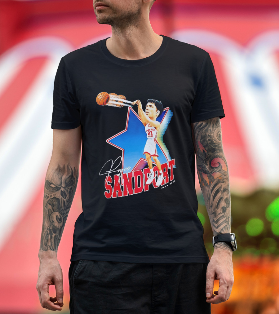 Pryce Sandfort Nebraska Cornhuskers Basketball Star Player 21 T-Shirt