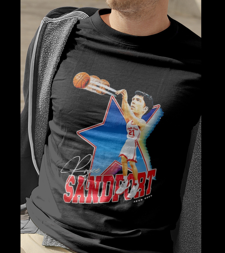 Pryce Sandfort Nebraska Cornhuskers Basketball Star Player 21 T-Shirt