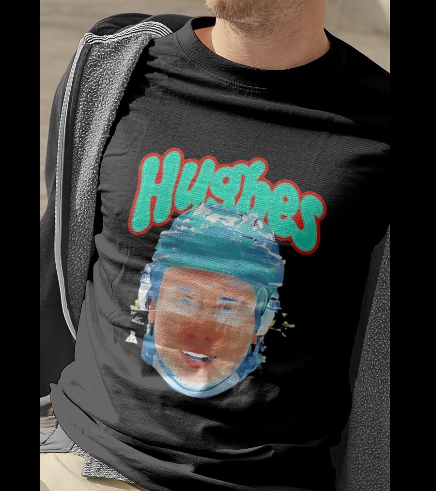 Quinn Hughes 43 Hughes Minnesota Wild Big Head 2026 T-Shirt
