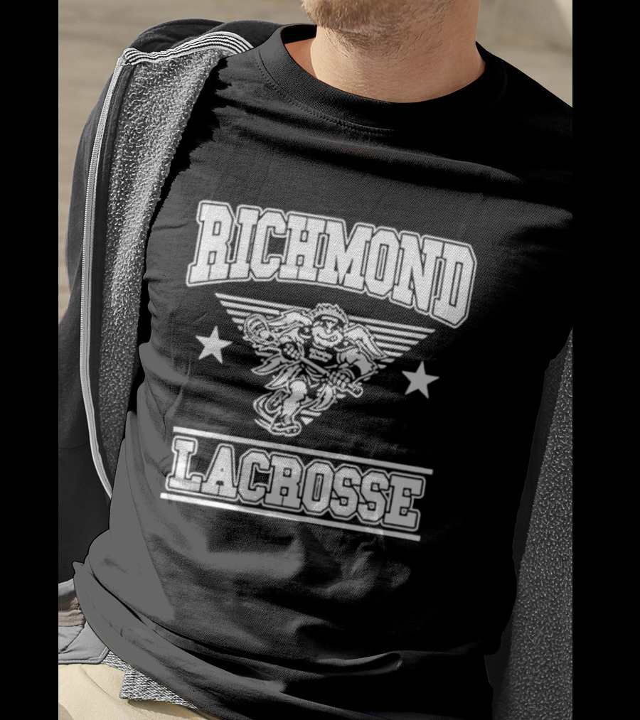 Richmond Lacrosse Vintage Motocross Star Racer T-Shirt