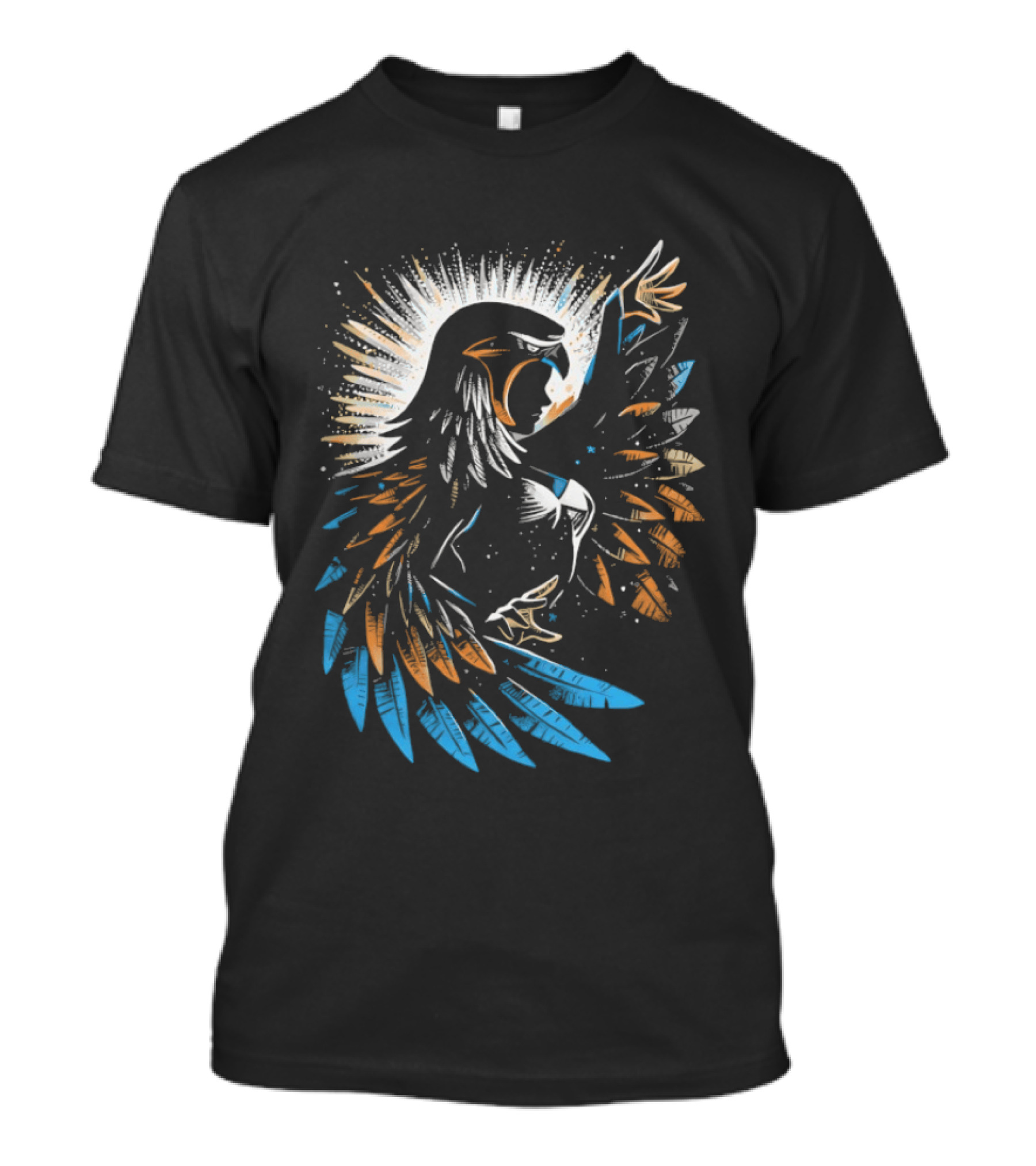 Sorceress Of Castle Grayskull The Falcon Sorceress Bold Colorful Bird T-Shirt