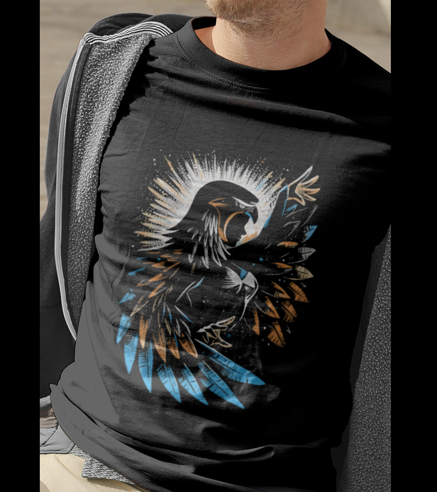 Sorceress Of Castle Grayskull The Falcon Sorceress Bold Colorful Bird T-Shirt